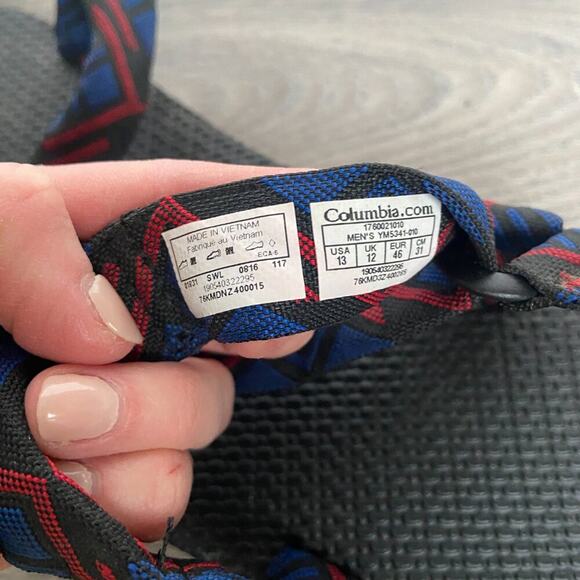 NEW Columbia Sandals Men's 13 Red River Printed | Hiking, Outdoors, Active - Picture 6 of 9